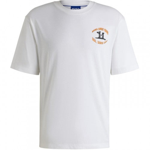 Front - Hugo Mens Nodiwop Graphic Print Regular T-Shirt