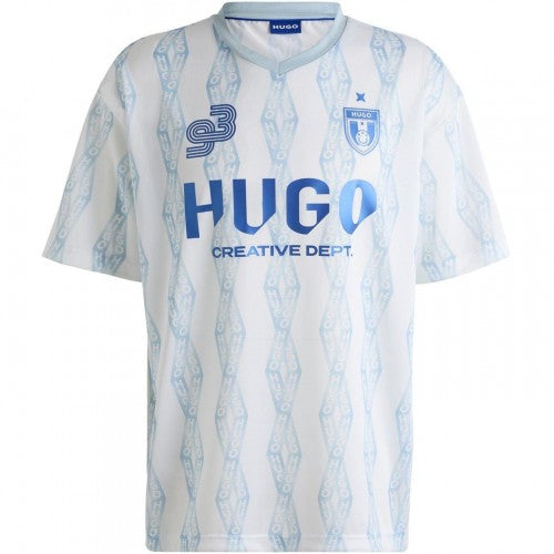 Front - Hugo Mens Notbal Diamond Geo Regular T-Shirt