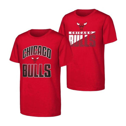Front - Chicago Bulls Unisex Adult Graphic Print T-Shirt (Pack of 2)