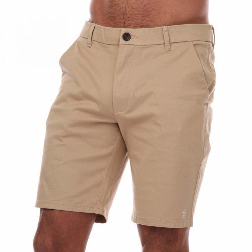 Front - Farah Mens Bassett Chino Shorts