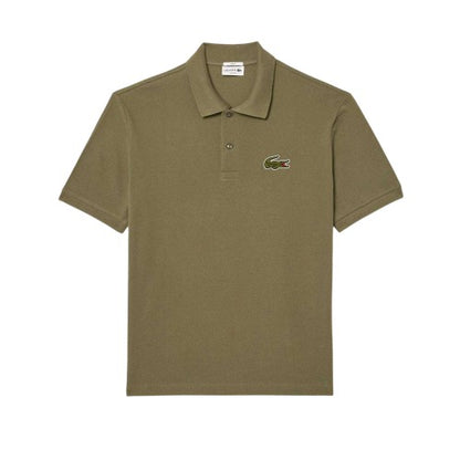 Front - Lacoste Mens L.12.12 Embroidered Logo Loose Fit Polo Shirt