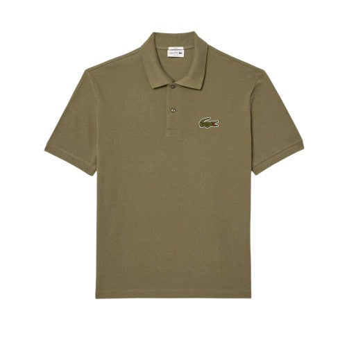 Front - Lacoste Mens L.12.12 Embroidered Logo Loose Fit Polo Shirt