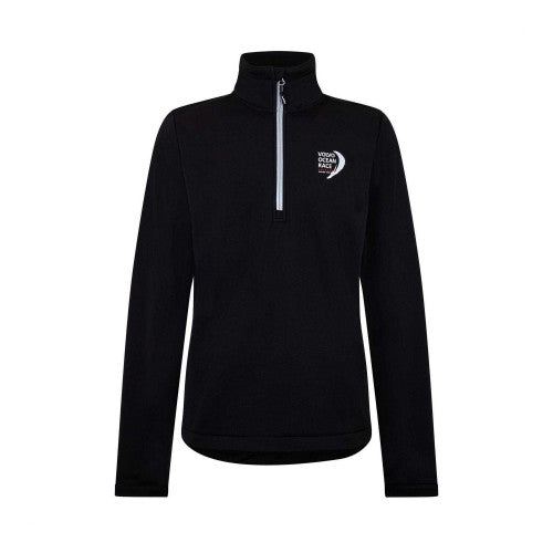 Front - Puma Mens Half Zip Relaxed Fit Fleece Top