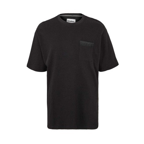 Front - Threadbare Mens Dunedin Textured Knit Regular T-Shirt