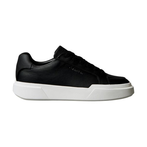 Front - Calvin Klein Mens Leather Chunky Trainers