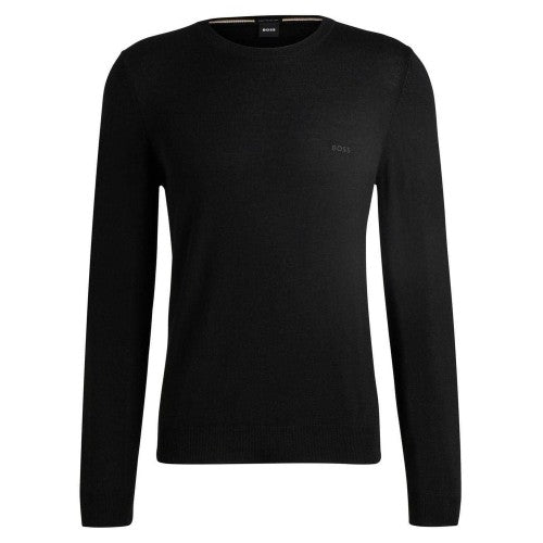 Front - Boss Mens Botto Knitted Jumper