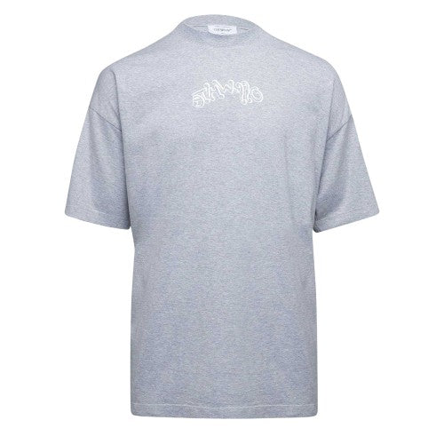 Front - Off White Mens Hl_Music Graphic Print Regular T-Shirt