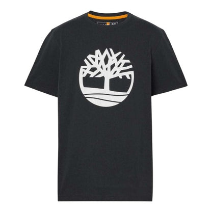 Front - Timberland Mens Northwood Tree Logo Regular T-Shirt
