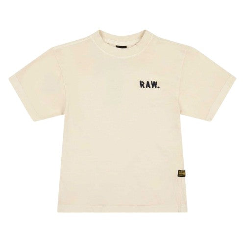 Front - G-Star Childrens/Kids Logo Crew Neck Regular T-Shirt