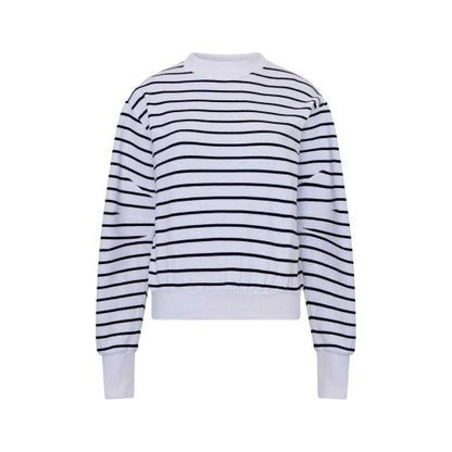 Front - French Connection Womens/Ladies Sunday Ribbed Puff Sleeve Sweatshirt