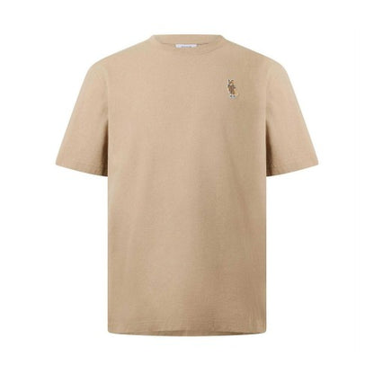 Front - Maison Kitsuné Mens Dressed Fox Cotton T-Shirt