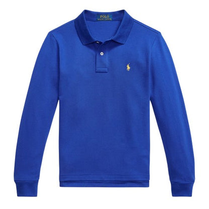 Front - Ralph Lauren Childrens/Kids Long-Sleeved Polo Shirt