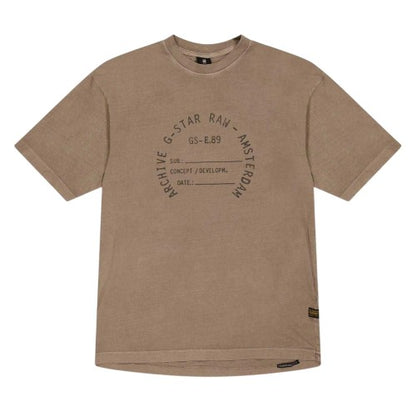 Front - G-Star Childrens/Kids Graphic Print Drop Shoulder Oversized T-Shirt