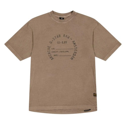 Front - G-Star Childrens/Kids Graphic Print Drop Shoulder Oversized T-Shirt