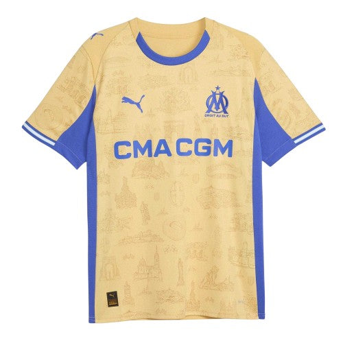Front - Puma Mens Olympique De Marseille FC Jersey