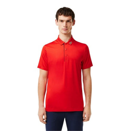 Front - Lacoste Mens Crocodile Polo Shirt