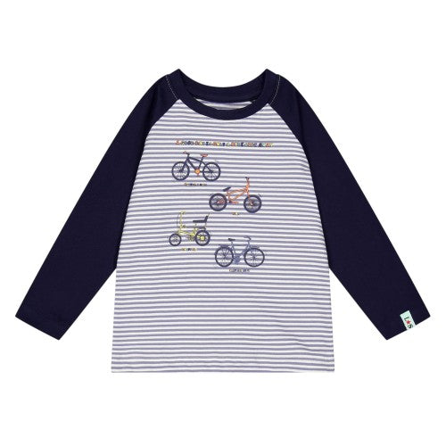 Front - Lilly & Sid Baby Bicycle T-Shirt