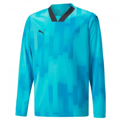 Front - Puma Childrens/Kids Teamtarget Abstract Long-Sleeved Goalkeeper Jersey