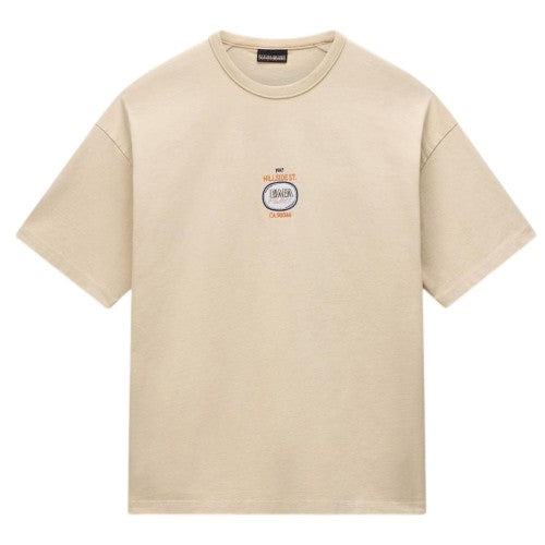 Front - Napapijri Mens Krous Oversized T-Shirt