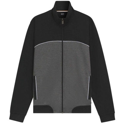 Front - Boss Mens Contrast Piping Track Jacket