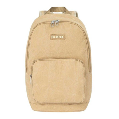 Front - Firetrap Logo Kraft Paper Backpack