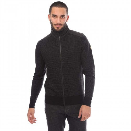 Front - Belstaff Mens Virgin Wool Cardigan