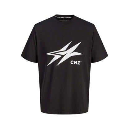 Front - Jack And Jones Mens Logo Crew Neck Oversized T-Shirt