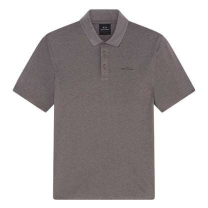Front - Armani Exchange Mens Collared Short-Sleeved Polo Shirt