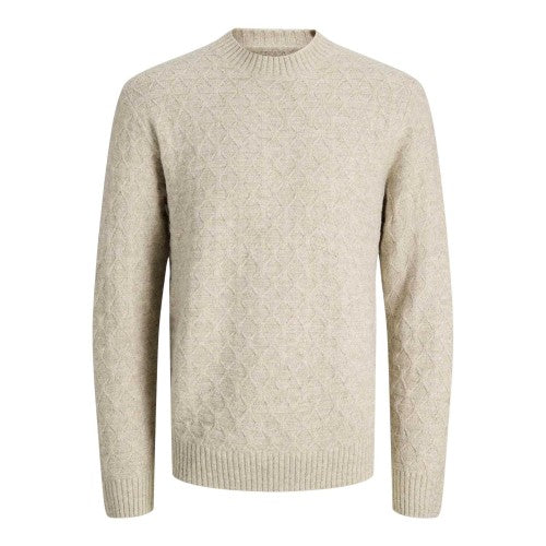 Front - Jack And Jones Mens Ribbed Jumper