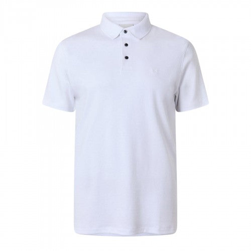Front - Calvin Klein Mens Pima Cotton Collared Short-Sleeved Polo Shirt