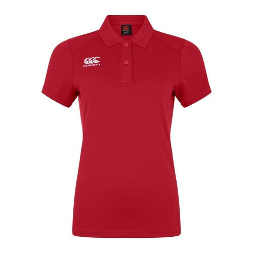 Front - Canterbury Womens/Ladies Club Dry Regular Polo Shirt