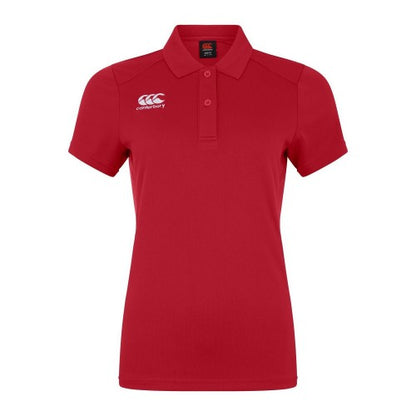 Front - Canterbury Womens/Ladies Club Dry Regular Polo Shirt