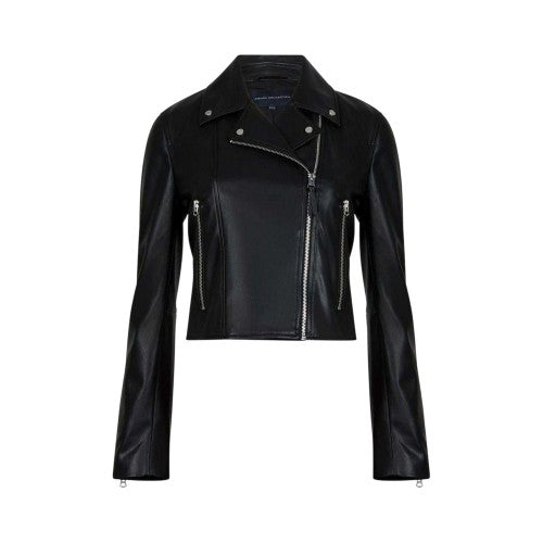 Front - French Connection Womens/Ladies Etta Faux Leather Biker Jacket