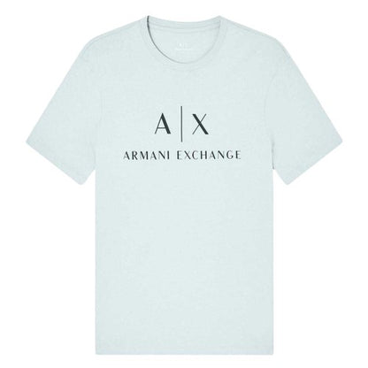 Front - Armani Exchange Mens Lettering Logo T-Shirt
