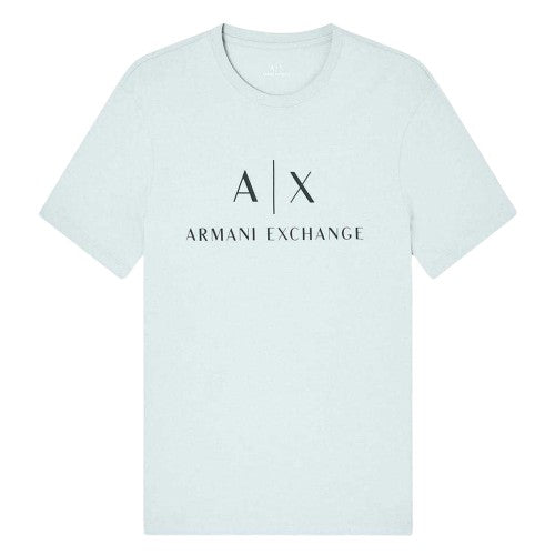 Front - Armani Exchange Mens Lettering Logo T-Shirt