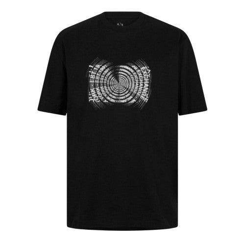 Front - Armani Exchange Mens Graphic Print T-Shirt