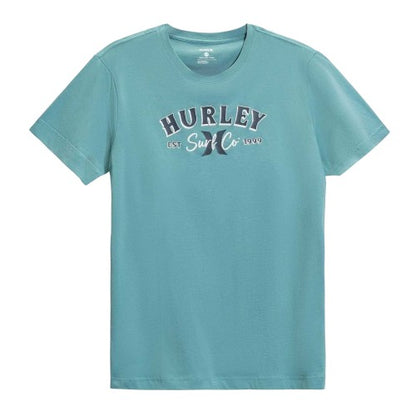 Front - Hurley Mens Surf Co Text Cotton T-Shirt