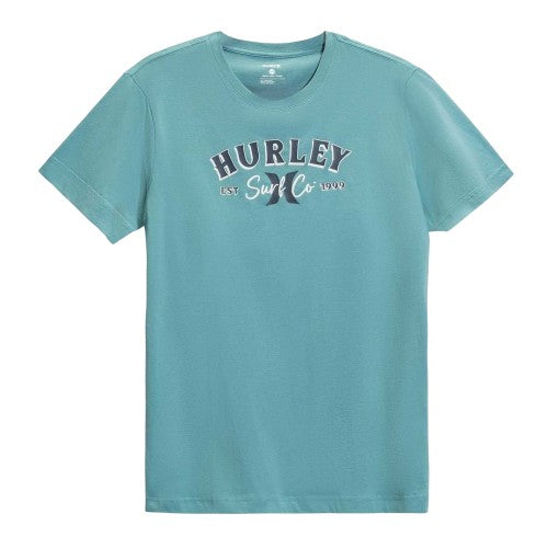Front - Hurley Mens Surf Co Text Cotton T-Shirt