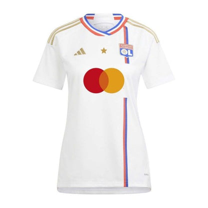 Front - Olympique Lyonnais Womens/Ladies Football Jersey