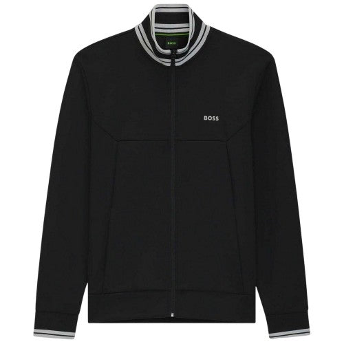 Front - Boss Mens Embroidered Logo Regular Long-Sleeved Track Jacket