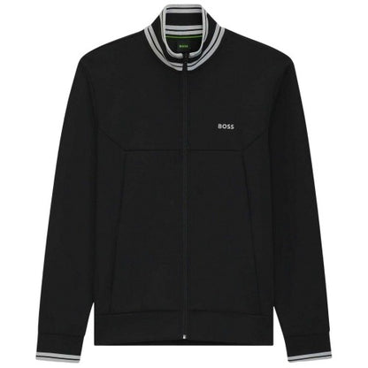 Front - Boss Mens Embroidered Logo Regular Long-Sleeved Track Jacket