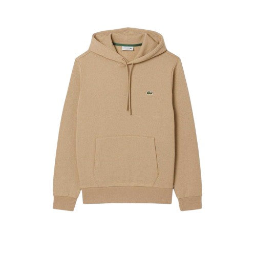 Front - Lacoste Mens Basic Pullover Hoodie