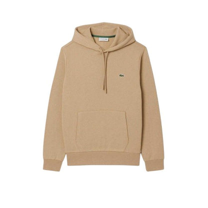 Front - Lacoste Mens Basic Pullover Hoodie
