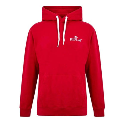 Front - Replay Mens Logo Cotton Hoodie