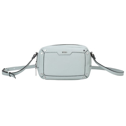 Front - Boss Grain Leather Crossbody Bag