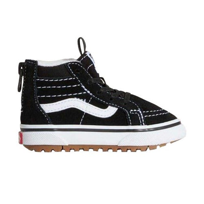 Front - Vans Toddler SK8-Hi Canvas High Top Trainers