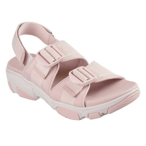 Front - Skechers Womens/Ladies Flat Heel Sandals