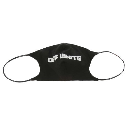 Front - Off White Simple Arrow Logo Face Mask