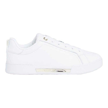 Front - Tommy Hilfiger Womens/Ladies Leather Cupsole Court Shoes