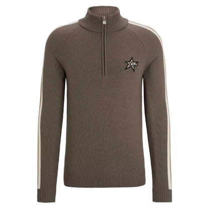 Front - Boss Mens Regular Raglan Jumper